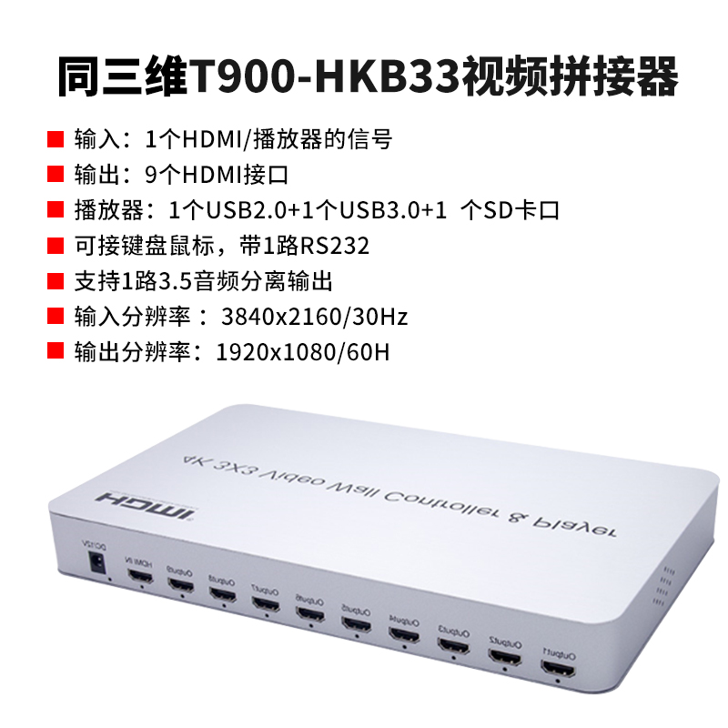 T900-HKB33畫面拼接器簡介